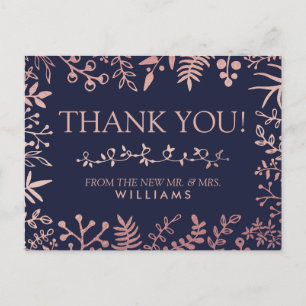 Elegante Hochzeitskollektion für Seestreitkräfte u Postkarte