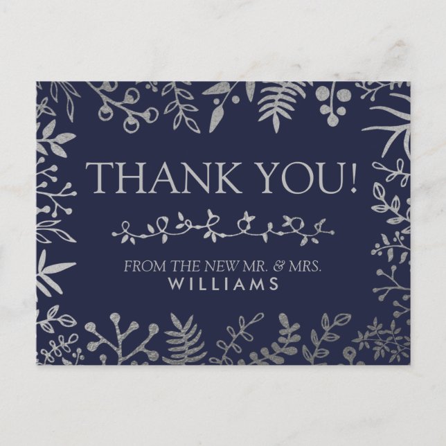 Elegante Hochzeitskollektion für Seestreitkräfte u Postkarte (Vorderseite)