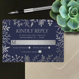 Elegante Hochzeitskollektion für Seestreitkräfte u RSVP Karte