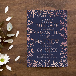 Elegante Hochzeitskollektion für Seestreitkräfte u Save The Date