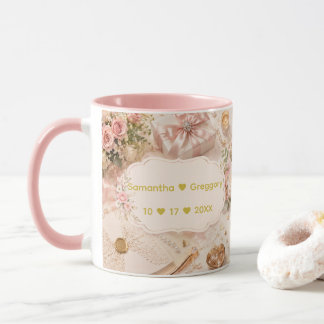 Elegante Hochzeitsnamen für Hochzeit/Jubiläum Tasse
