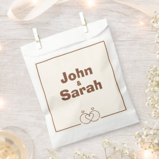 Elegante Hochzeitspapiertasche - Einzigartiges Des Geschenktütchen