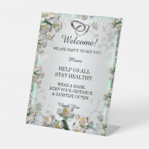 Elegante Hochzeitssicherheit in weißer Blüte