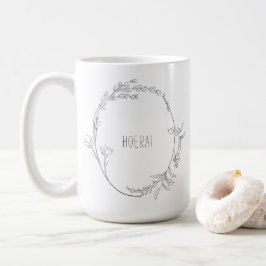 Elegante Hoera Je Wordt Tante Aankondiging Mok Kaffeetasse