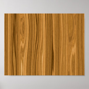 Elegante hölzerne Kornart Poster
