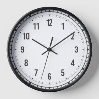 🕰️ Élégante horloge murale numérique romaine noir