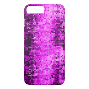 Elegante Hot Pink DiscoBall Glitzer & Glitzern Case-Mate iPhone Hülle