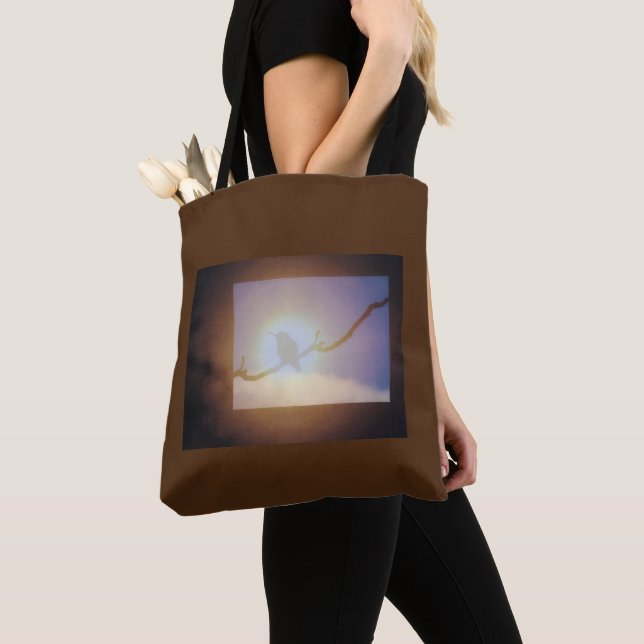 Elegante Hummingbird Moderne, einfache Tasche (Von Nahem)