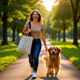 Elegante Hunde-Pfoten Tasche