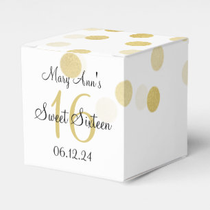 Elegante Imitat-Goldfolien-Glitzer-Lichter des Geschenkschachtel