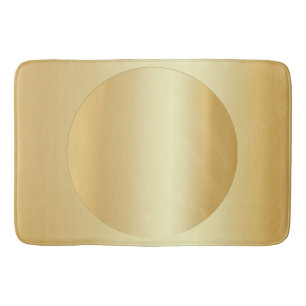 Elegante Imitate Gold Custom Blank Template Glamou Badematte