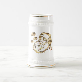 Elegante Imitate Gold Der Weihnachtsmann Weihnacht Bierglas