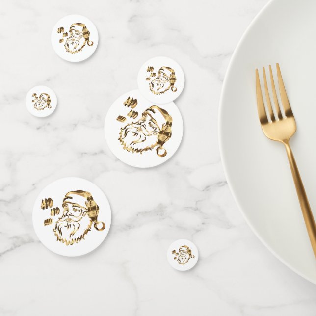 Elegante Imitate Gold Der Weihnachtsmann Weihnacht Konfetti (Gruppe)