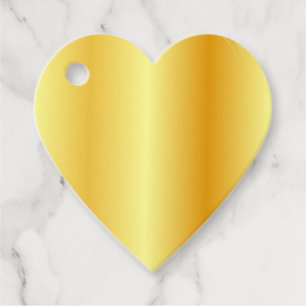 Elegante Imitate Gold Hinzufügen einer leeren Text Geschenkanhänger