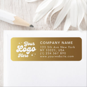 Elegante Imitate Gold Logo Website Telefon