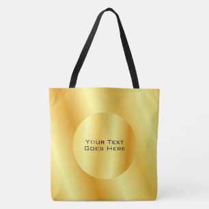 Elegante Imitate Gold Metallic Look Custom Templat Tasche