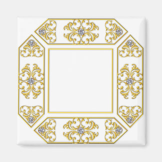 Elegante Imitate Gold und Diamant machen aus Ihrem Magnet