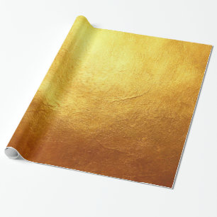 Elegante Imitate Goldfolie bedruckte Textur Geschenkpapier