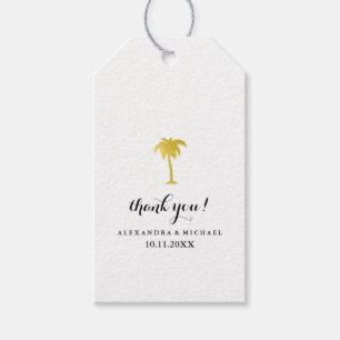Elegante Imitate Goldmedaille Tree Wedding Geschenkanhänger