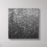 Elegante Imitate Schwarzer Glitzer