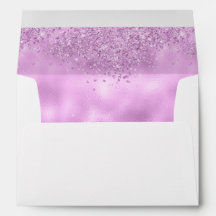 Elegante Imitats Lilac Glitzer and Foil Wedding