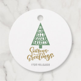 Elegante, individuell anpassbare Weihnachtslieder- Geschenkanhänger