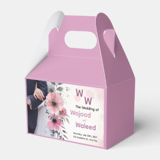 Elegante individuelle Geschenkbox für Hochzeiten u Geschenkschachtel