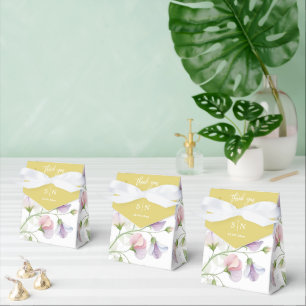 Elegante Insel-Zitrus- und feuchte Süße-Erbsen-Hoc Geschenkschachtel