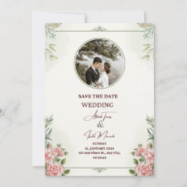 Elegante inspirierende Hochzeitskarte Feiertagskarte