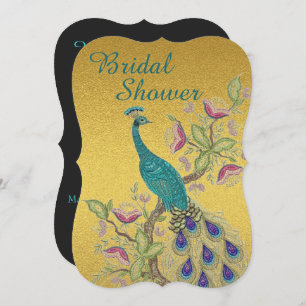 Élégante INVITATION DE DOUCHE BRIDAL Turquoise