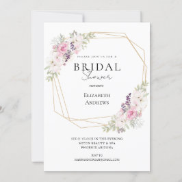 Élégante invitation de fête de mariage bohème