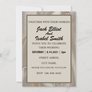 ÉLÉGANTE INVITATION DE MARIAGE