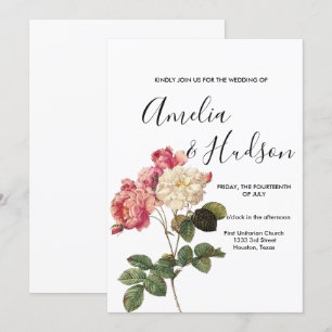 Elégante invitation de mariage