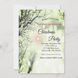 Élégante invitation festive de Noël