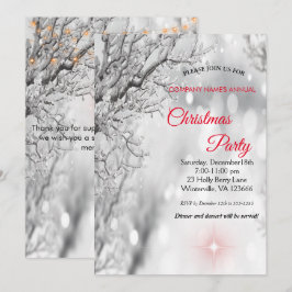 Élégante invitation festive de Noël