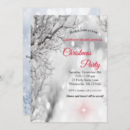 Élégante invitation festive de Noël