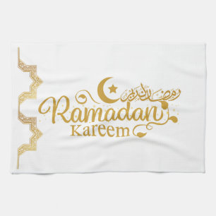 Elegante islamische Kalligrafie Ramadan-Dekoration Geschirrtuch