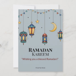 Elegante islamische Ramadan-Grußkarte - Maßgeschne Einladung