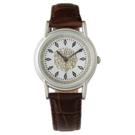 Elegante islamische Uhr mit muslimischer Shahada