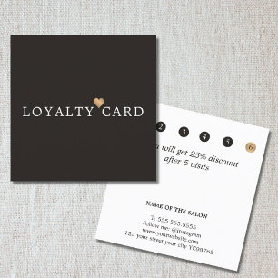Elegante Ivory Black Imitats Treuekarte