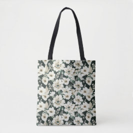 Elegante Ivory-Blume Tasche
