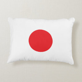 Elegante Japan-Flagge inspiriert minimalistisch Dekokissen