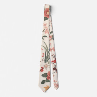 Elegante japanische Blumenkrawatte Krawatte