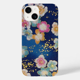 Elegante japanische Washi Origami Moderne Blume Case-Mate iPhone 14 Hülle