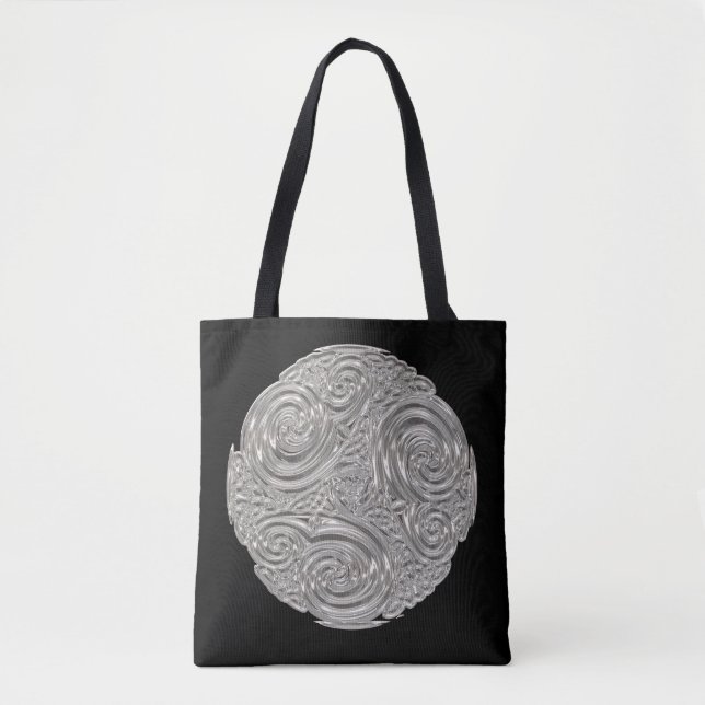 Elegante Jugendstil-Silbermedaille Tasche (Vorderseite)