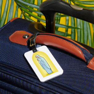 Elegante Jungfrau Maria Katholische Religiöse Gepäckanhänger