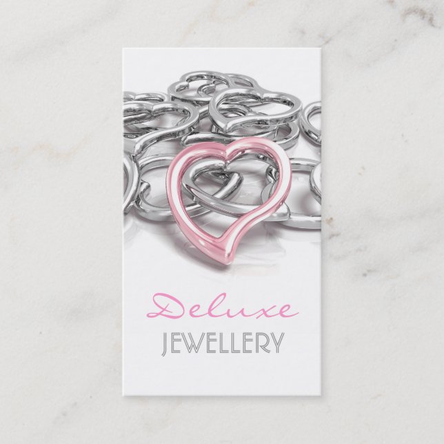 Elegante Juwelier-Visitenkarte Visitenkarte (Vorderseite)