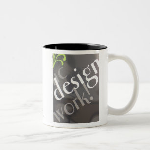 Elegante Kaffee-Tasse Zweifarbige Tasse