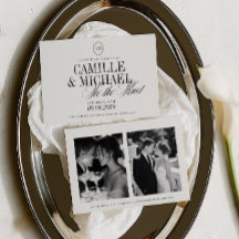 Elegante Kalligrafie-Hochzeit 2 Fotos Hochzeits-Ei