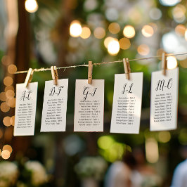 Elegante Kalligrafie Hochzeitgast von Nachname S~U Einladung
